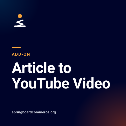 Add-on: Article to YouTube Video