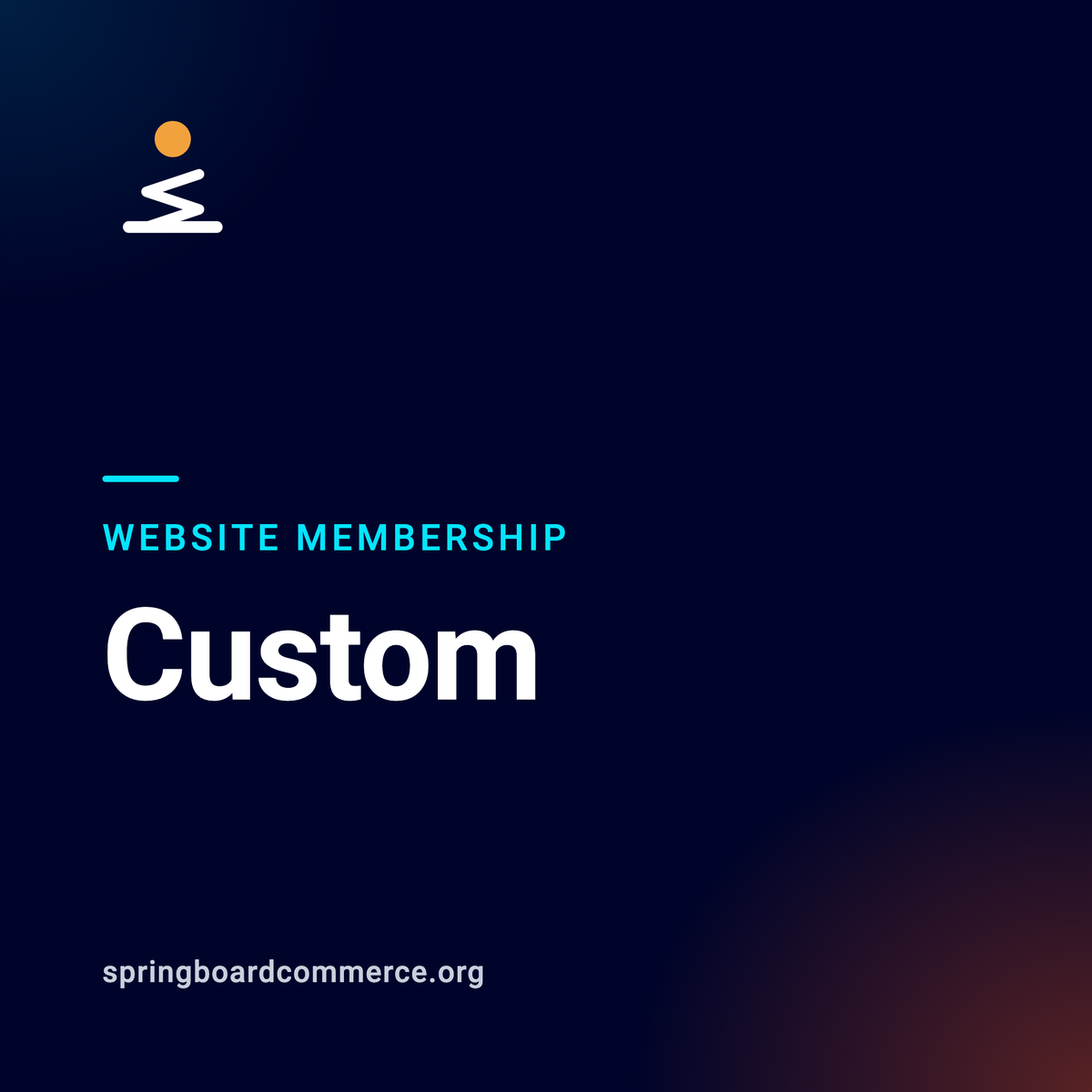 Website membership: Custom
